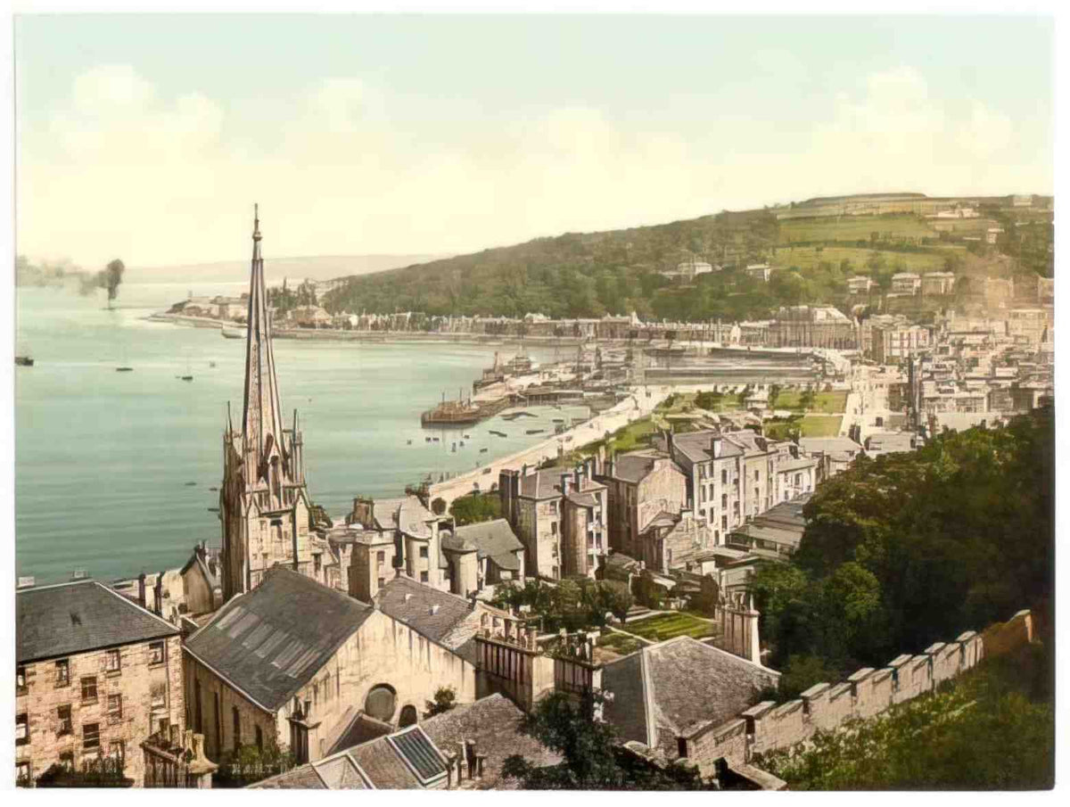 Buteshire Bute East Bay Vintage A4 Photo Print