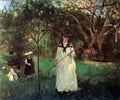 Butterfly Hunting Morisot A4 Photo Print