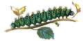 Butterfly Saturnia pavonia caterpillar A4 Photo Print