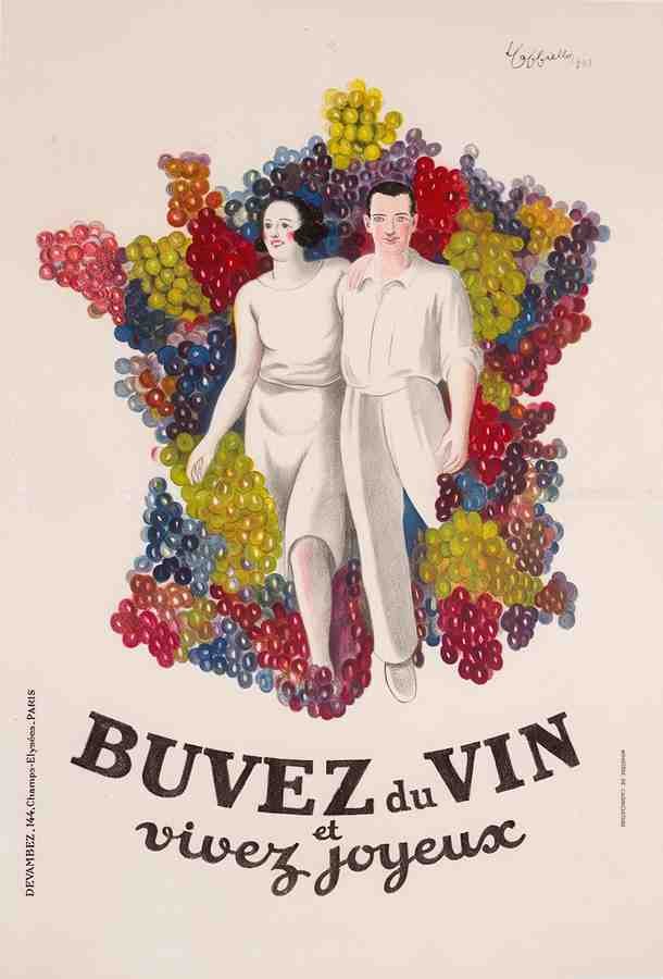 BuvezVin Vintage Advert A4 Photo Print