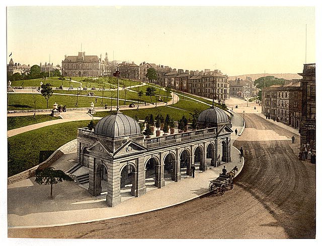 Buxton pump room Derbyshire Vintage A4 Photo Print