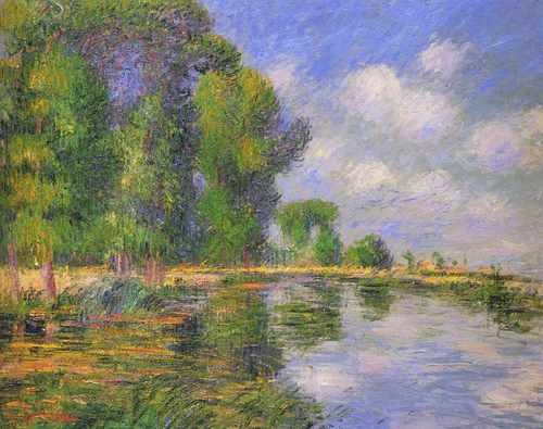 By The River In Autumn 1917 A4 Photo Print