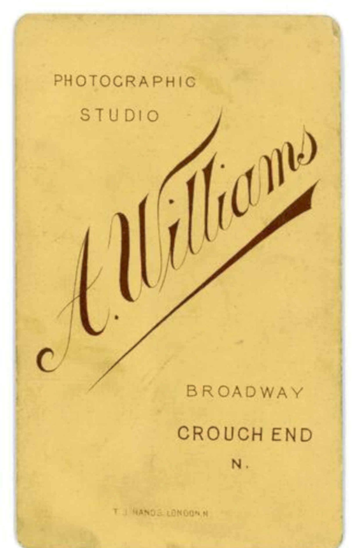 C Williams Studio Vintage Retro Advert Poster A4 Photo Print