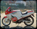 C12R Competizione Lucky Explorer 1 A4 Photo Print Motorbike Vintage Aged