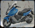 C600 Sport 3 A4 Photo Print Motorbike Vintage Aged