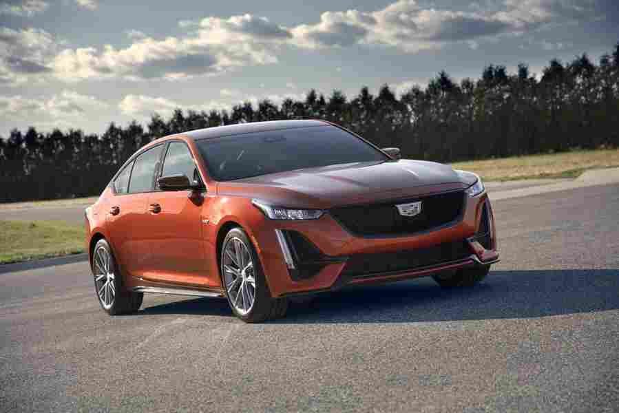CADILLAC CT5 V 6588 3 Car A4 Photo Print