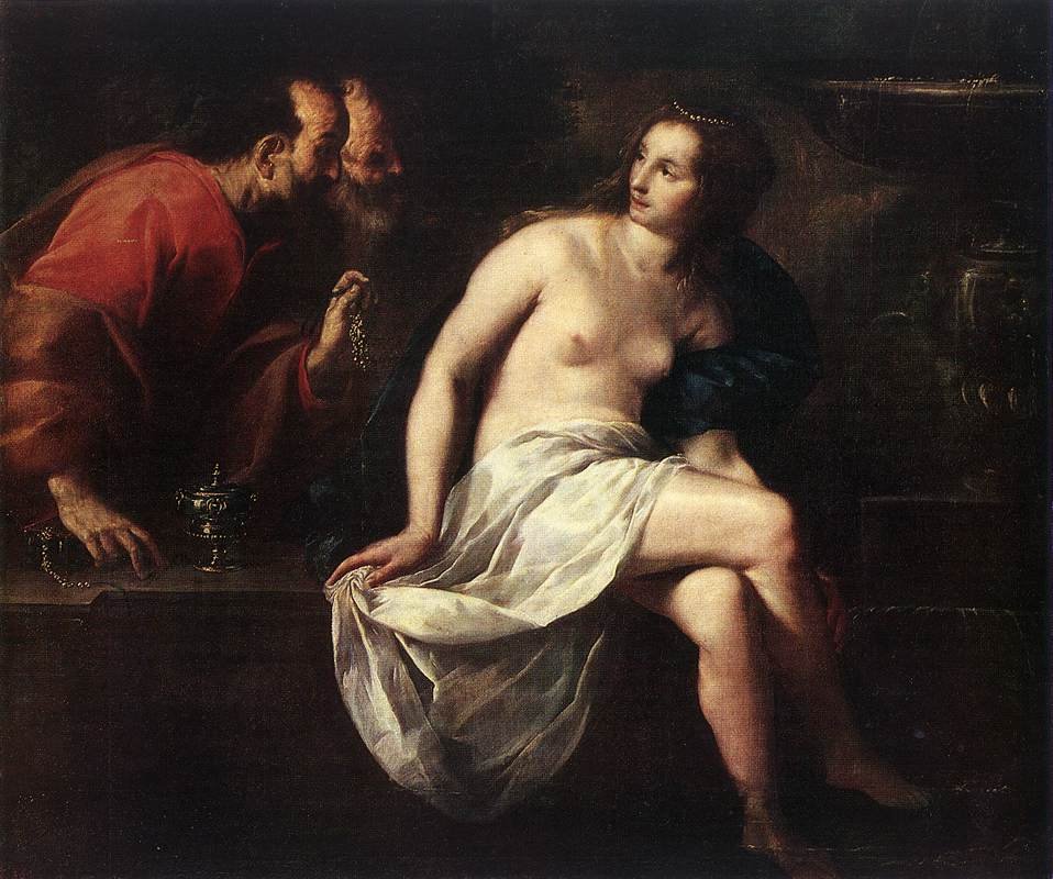 CAGNACCI Guido Susanna And The Elders Art A4 Photo Print