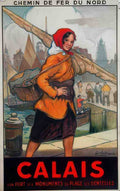 CALAIS Vintage Advert A4 Photo Print