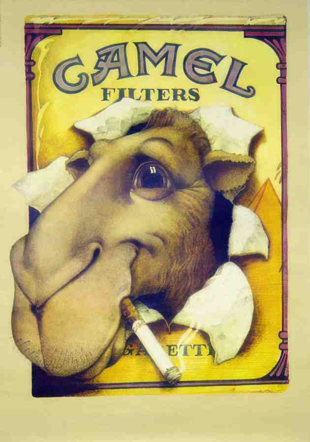 CAMEL Vintage Advert A4 Photo Print