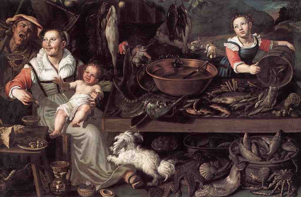 CAMPI Vincenzo Fishmongers Art A4 Photo Print UK