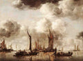 CAPELLE Jan van de Dutch Yacht Firing A Salvo Art A4 Photo Print