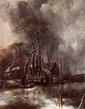CAPELLE Jan van de Winter Landscape Art A4 Photo Print