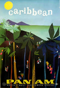 CARIBBEAN PAN AM Advert A4 Photo Print