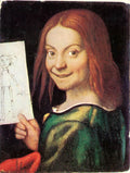 CAROTO Giovanni Francesco Read headed Youth Holding A Drawing Art A4 Photo Print