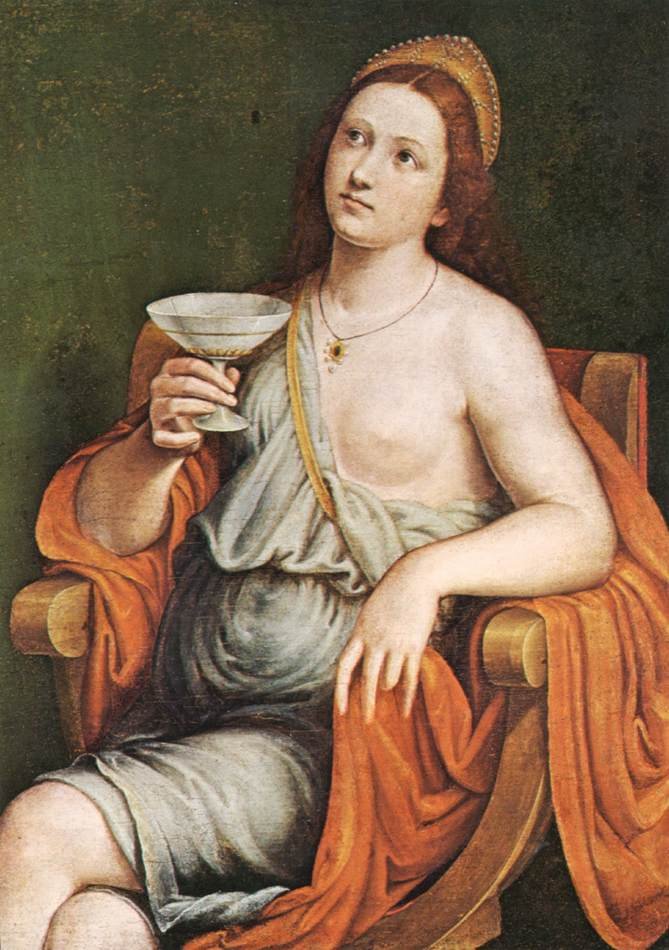 CAROTO Giovanni Francesco Sophonisba Drinking The Poison Art A4 Photo Print UK
