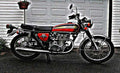 CB450 1 motorbike A4 Photo Print
