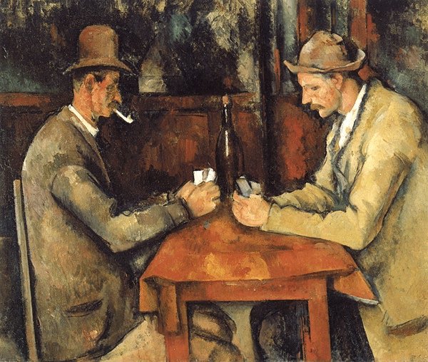 CEzanne Kortspelarna 1890 92 Paris MusEe D'orsay. Art A4 Photo Print UK