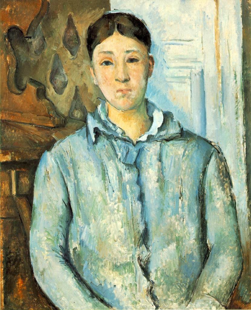 CEzanne Madame CEzanne En Bleu,1886, The Museum Of Fine Art Art A4 Photo Print UK