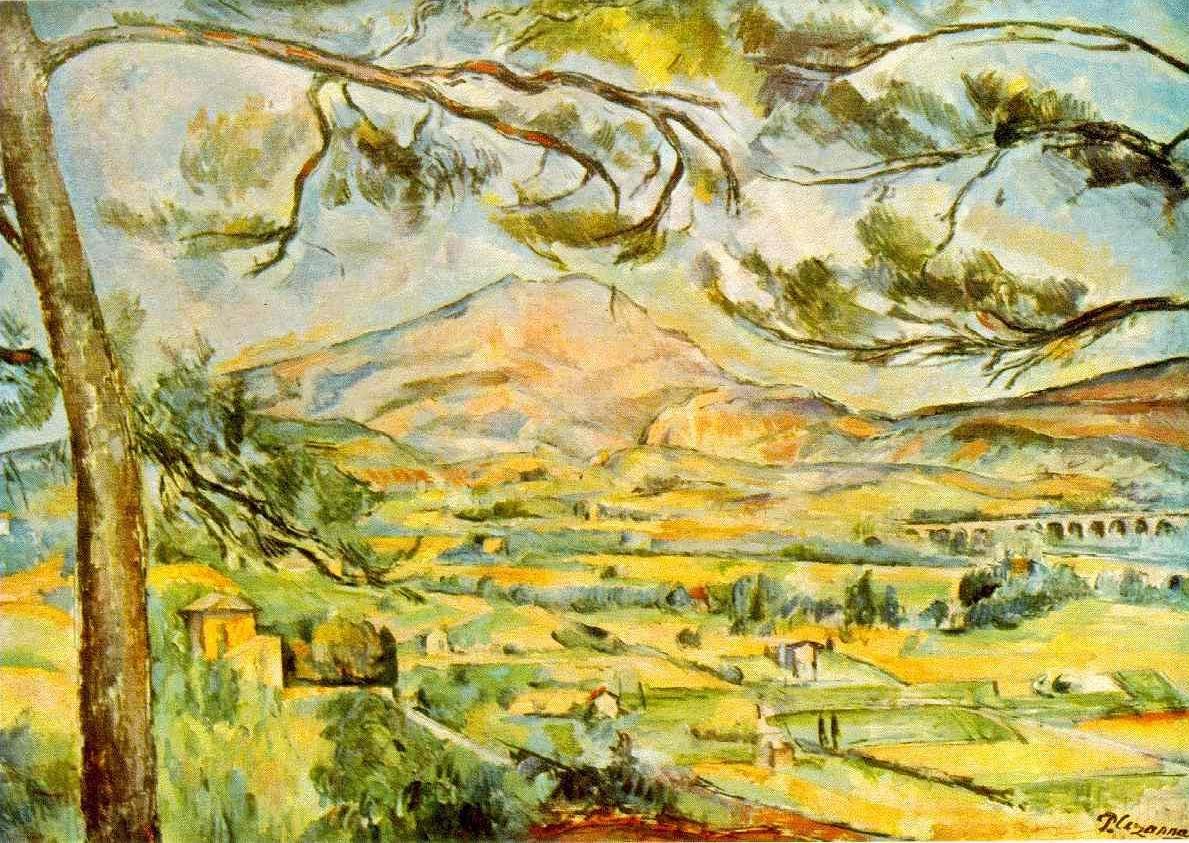 CEzanne Mont Sainte Victoire,1885 87, Cortauld Inst.Of Art, Art A4 Photo Print