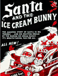 CGC014 christmas santa and ice cream bunny 1 Advert A4 Photo Print