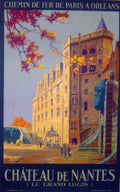 CHATEAU DE NANTES Vintage Advert A4 Photo Print