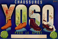 CHAUSSURES YOSO Advert A4 Photo Print