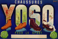 CHAUSSURES YOSO Vintage Advert A4 Photo Print