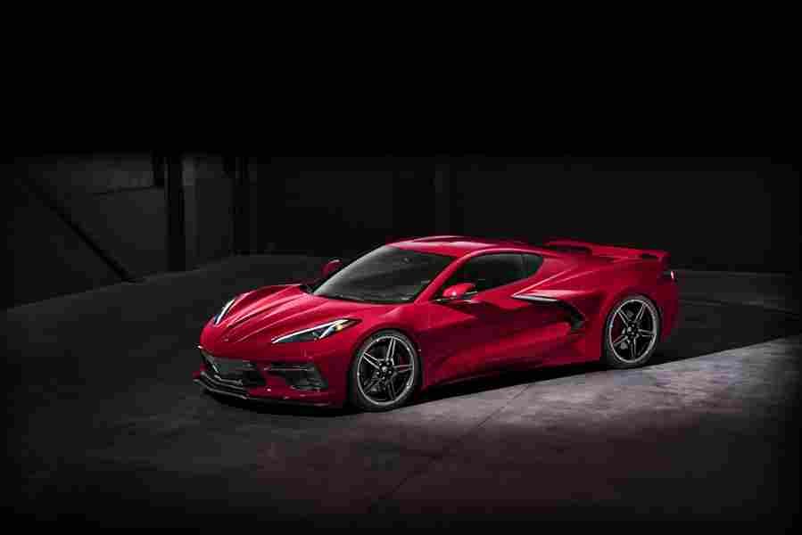 CHEVROLET Stingray C8 6625 30 Car A4 Photo Print