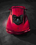 CHEVROLET Stingray C8 6625 34 Car A4 Photo Print