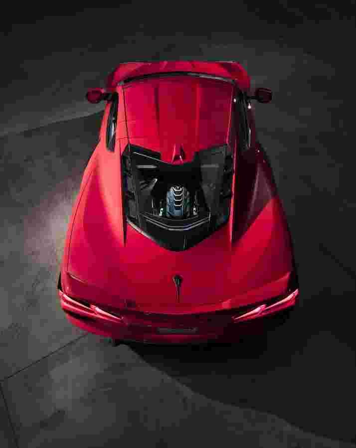 CHEVROLET Stingray C8 6625 34 Car A4 Photo Print