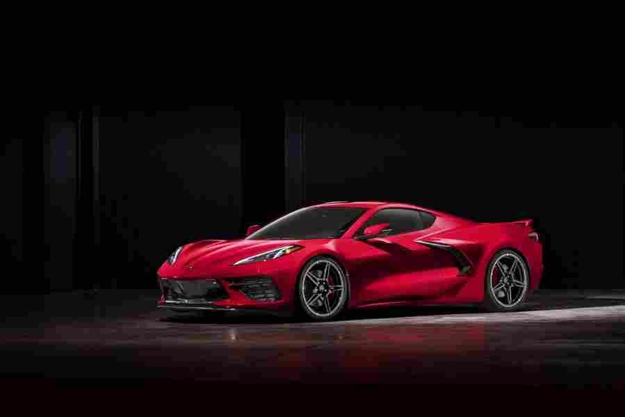 CHEVROLET Stingray C8 6625 45 Car A4 Photo Print