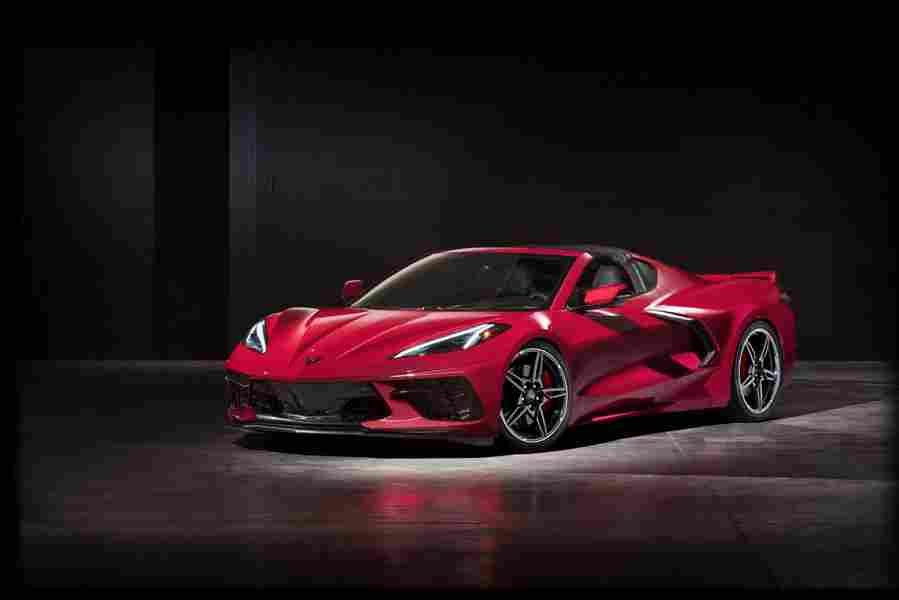 CHEVROLET Stingray C8 6625 46 Car A4 Photo Print