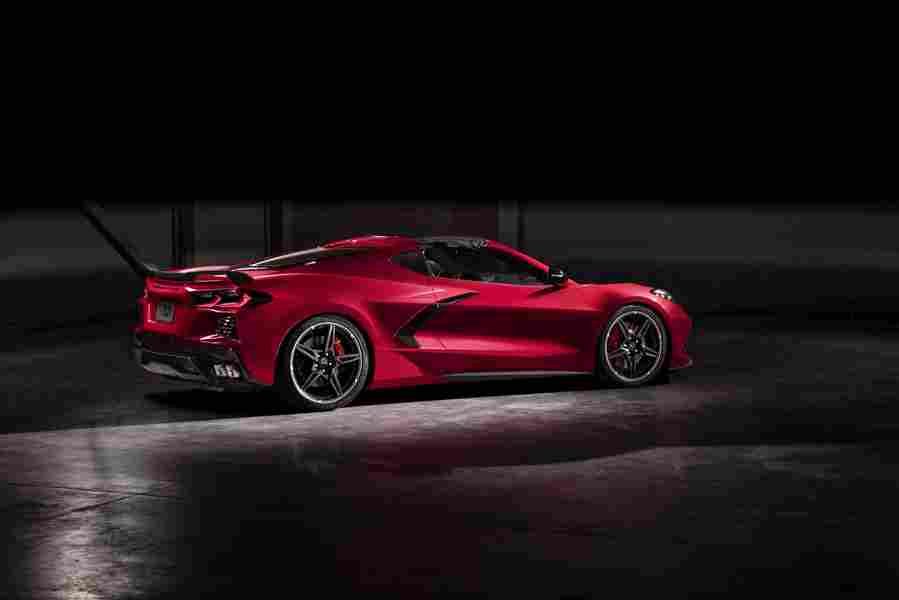 CHEVROLET Stingray C8 6625 55 Car A4 Photo Print
