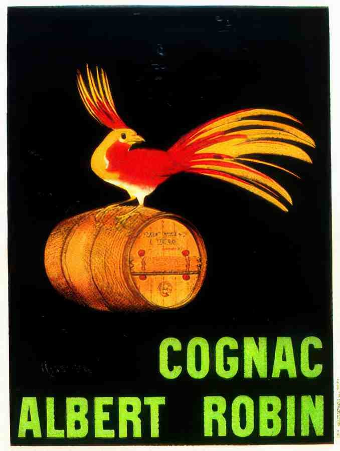 COGNAC ALBERT ROBIN Vintage Advert A4 Photo Print