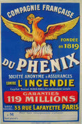 COMPAGNIE DU PHENIX Vintage Advert A4 Photo Print