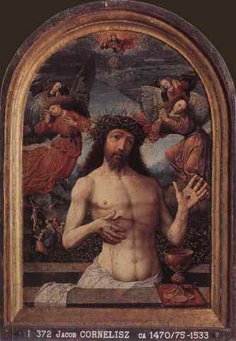 CORNELISZ VAN OOSTSANEN Jacob Man Of Sorrows A4 Photo Print