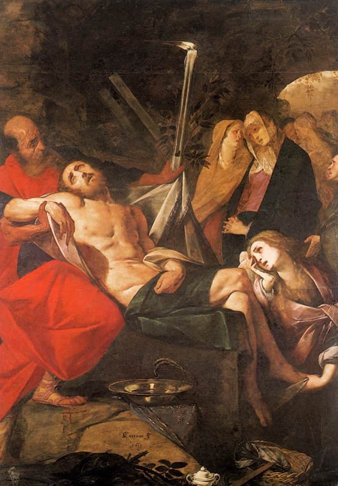 CRESPI Giovanni Battista Entombment Of Christ Art A4 Photo Print UK