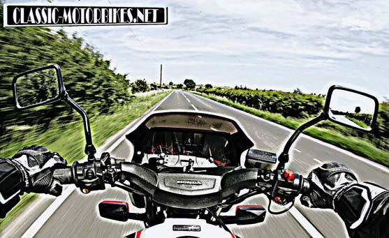 CX500 onboard 023 motorbike A4 Photo Print
