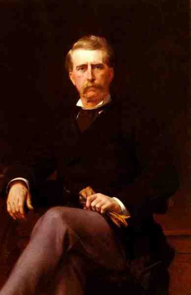 Cabanel Alexandre Portrait De John William Mackay A4 Photo Print