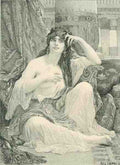 Cabanel Alexandre The Sulamite Engraving A4 Photo Print