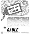 Cable Wireless Map Vintage Retro Advert Poster A4 Photo Print
