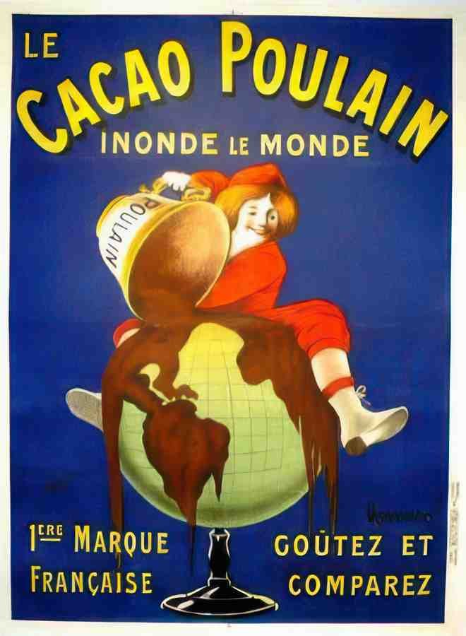 CacauPoulin Vintage Advert A4 Photo Print