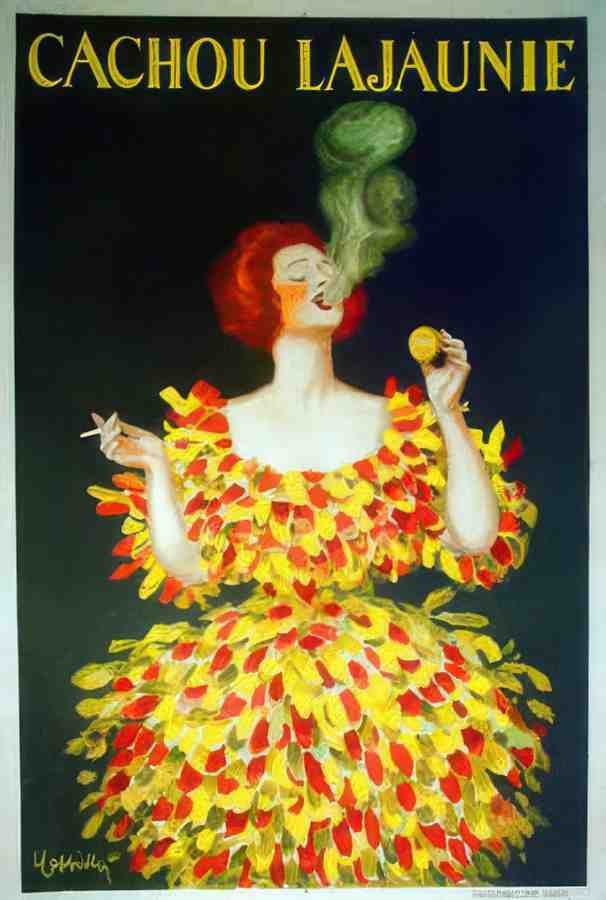 Cachou1 Vintage Advert A4 Photo Print