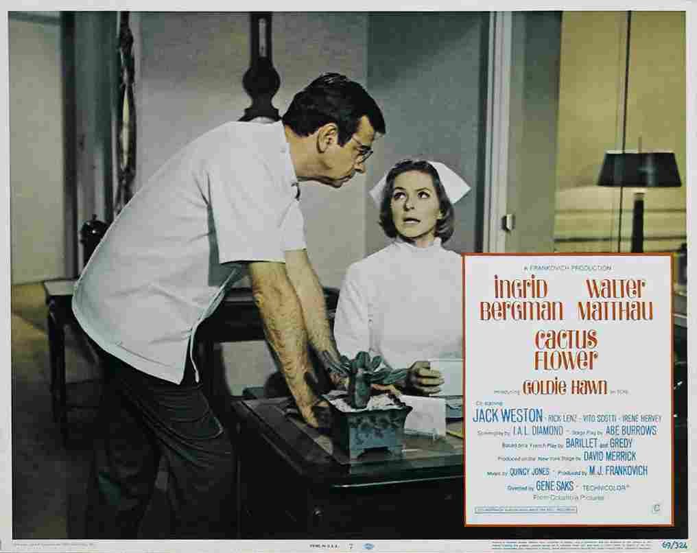 Cactus Flower 09  film star poster A4 Photo Print