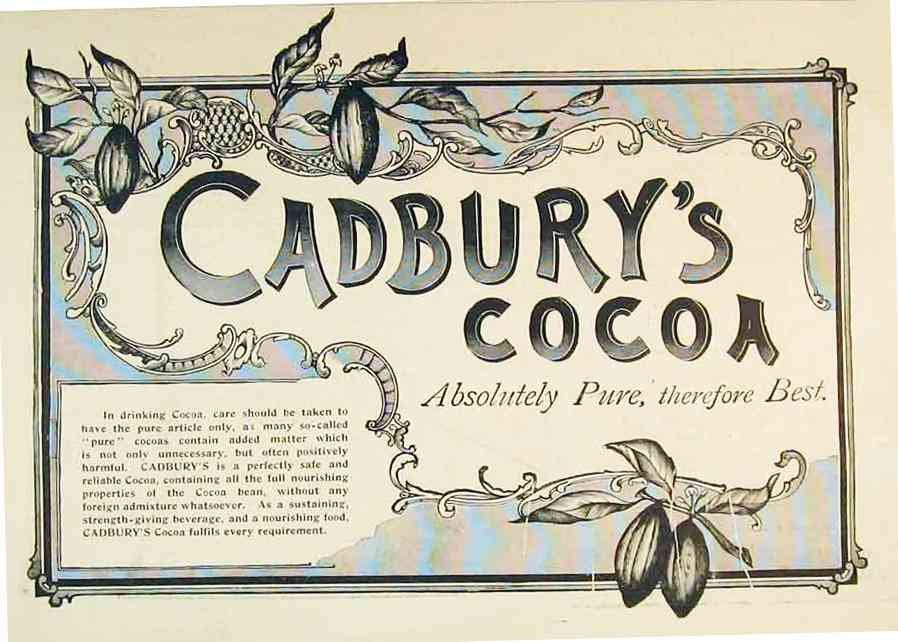 Cadbury Coca old advert A4 Photo Print