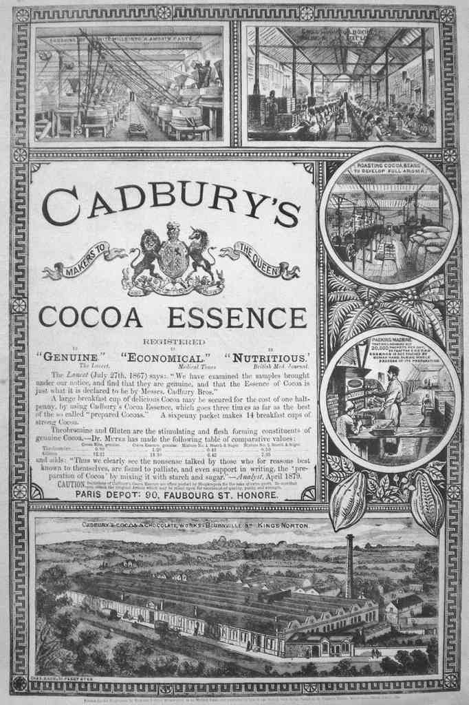 Cadburys Chocolate Factory advert A4 Photo Print