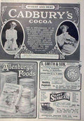 Cadburys Chocolate Ladies 1900S advert A4 Photo Print