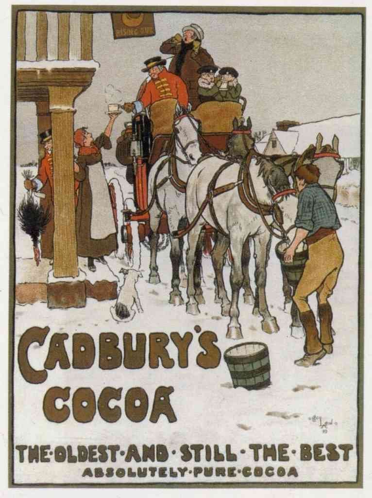 Cadburys Chocolates Oldest Best 1910S advert A4 Photo Print