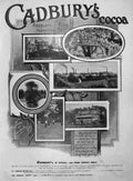 Cadburys Chocolates Production 1850S advert A4 Photo Print