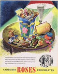 Cadburys Roses Chocolates 1950S advert A4 Photo Print